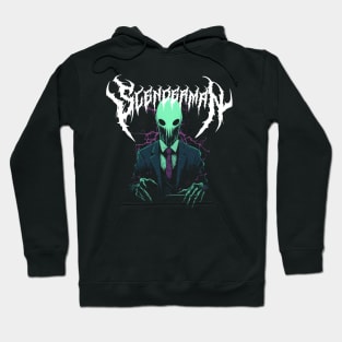 Slenderman Death Metal Style Design Hoodie